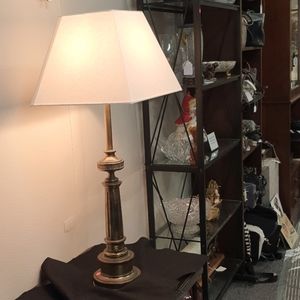 Brass Lamp Stiffel vintage solid well made, shade not included
